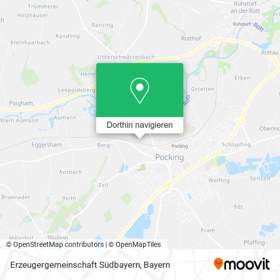 Erzeugergemeinschaft Südbayern Karte