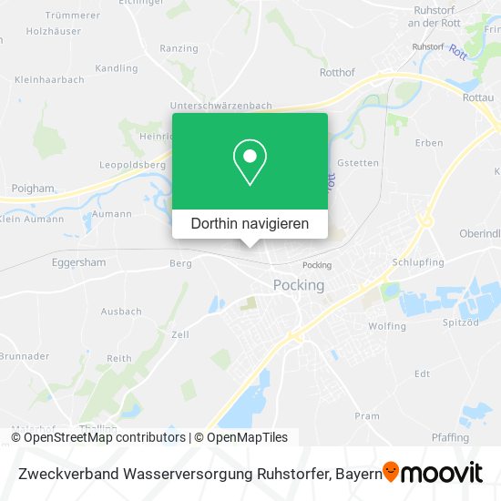 Zweckverband Wasserversorgung Ruhstorfer Karte