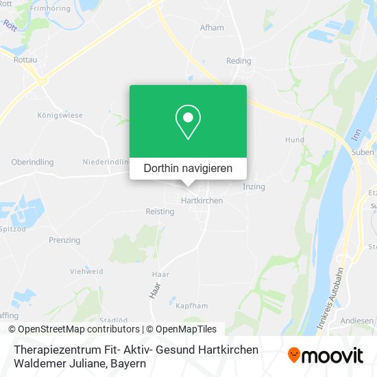 Therapiezentrum Fit- Aktiv- Gesund Hartkirchen Waldemer Juliane Karte