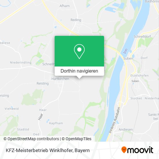 KFZ-Meisterbetrieb Winklhofer Karte