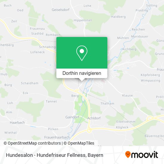 Hundesalon - Hundefriseur Fellness Karte