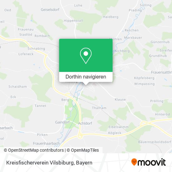 Kreisfischerverein Vilsbiburg Karte