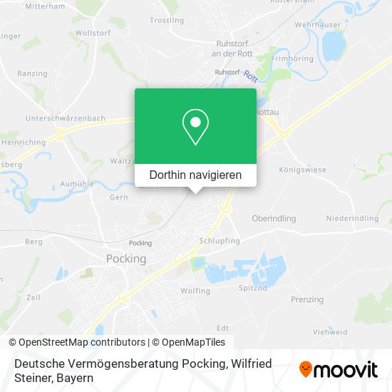 Deutsche Vermögensberatung Pocking, Wilfried Steiner Karte