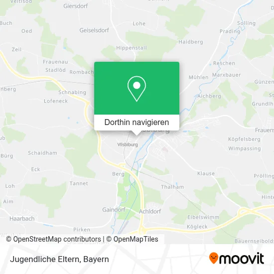 Jugendliche Eltern Karte