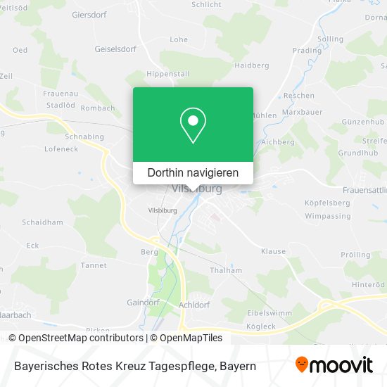 Bayerisches Rotes Kreuz Tagespflege Karte