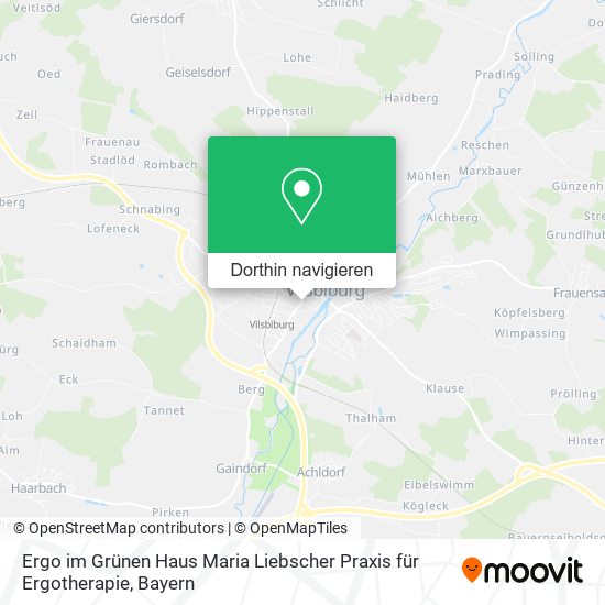 Ergo im Grünen Haus Maria Liebscher Praxis für Ergotherapie Karte