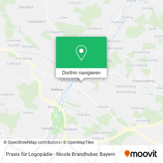 Praxis für Logopädie - Nicole Brandhuber Karte