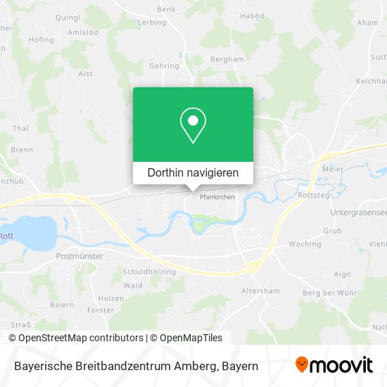 Bayerische Breitbandzentrum Amberg Karte