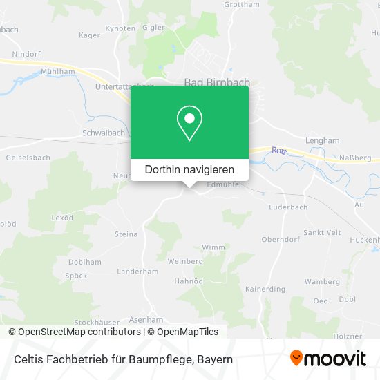 Celtis Fachbetrieb für Baumpflege Karte