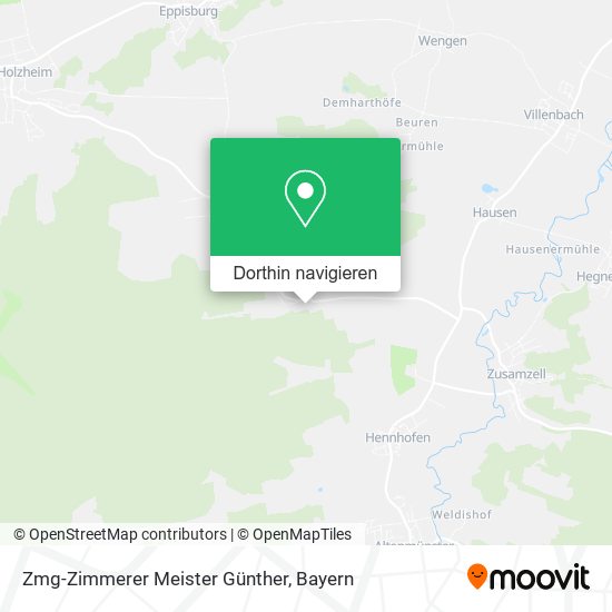 Zmg-Zimmerer Meister Günther Karte