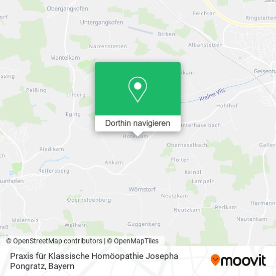 Praxis für Klassische Homöopathie Josepha Pongratz Karte