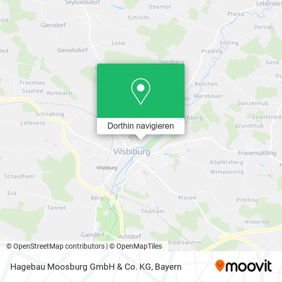 Hagebau Moosburg GmbH & Co. KG Karte