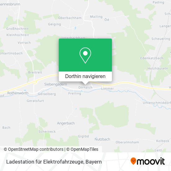 Ladestation für Elektrofahrzeuge Karte