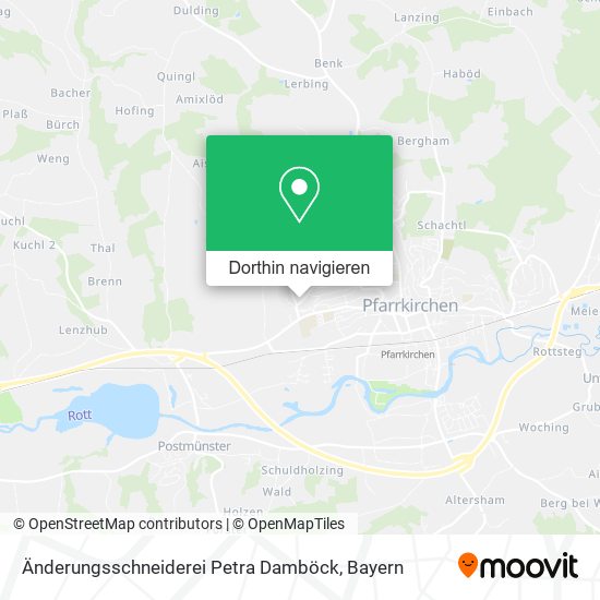 Änderungsschneiderei Petra Damböck Karte