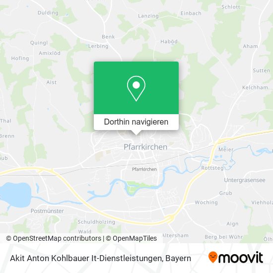 Akit Anton Kohlbauer It-Dienstleistungen Karte