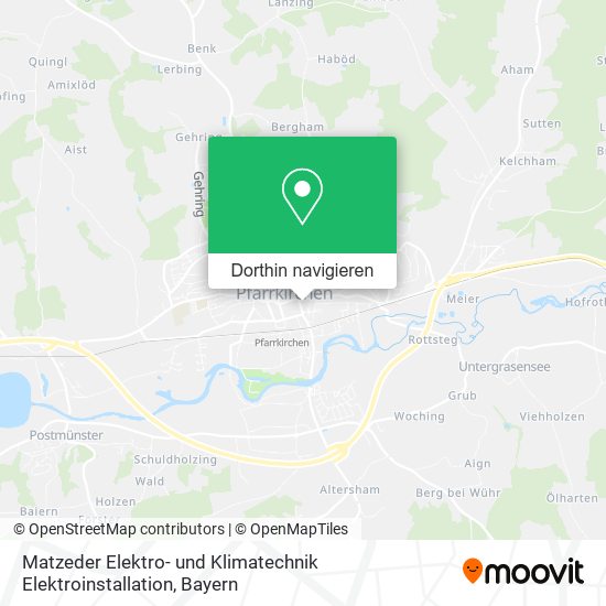 Matzeder Elektro- und Klimatechnik Elektroinstallation Karte