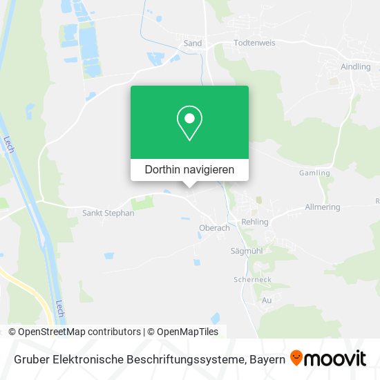 Gruber Elektronische Beschriftungssysteme Karte