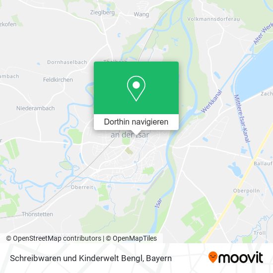 Schreibwaren und Kinderwelt Bengl Karte