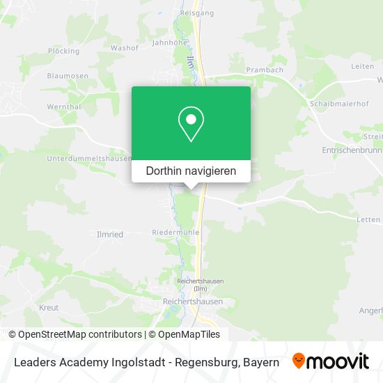 Leaders Academy Ingolstadt - Regensburg Karte