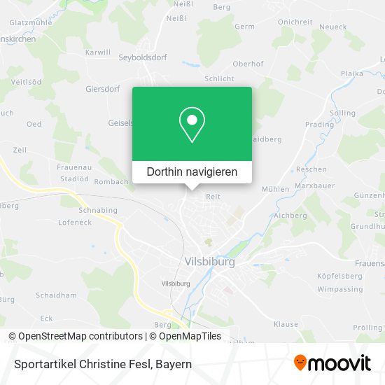 Sportartikel Christine Fesl Karte