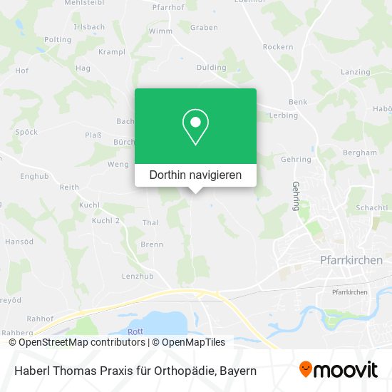 Haberl Thomas Praxis für Orthopädie Karte
