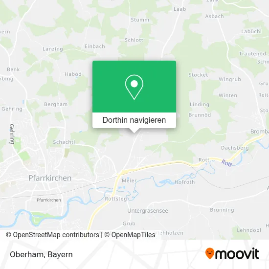 Oberham Karte