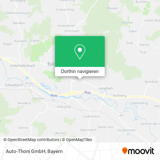 Auto-Thoni GmbH Karte