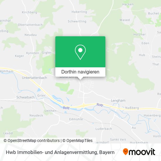 Hwb Immobilien- und Anlagenvermittlung Karte