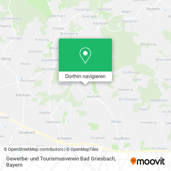 Gewerbe- und Tourismusverein Bad Griesbach Karte