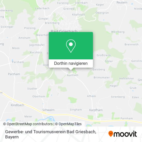 Gewerbe- und Tourismusverein Bad Griesbach Karte