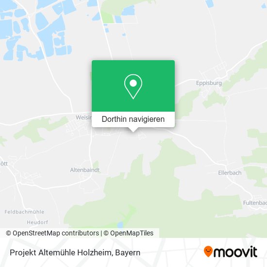 Projekt Altemühle Holzheim Karte