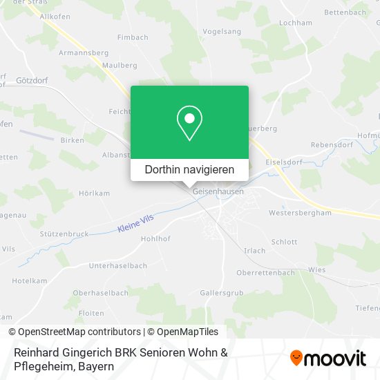 Reinhard Gingerich BRK Senioren Wohn & Pflegeheim Karte