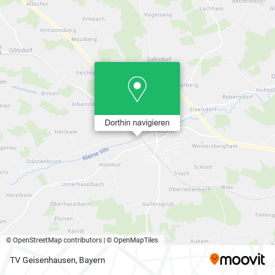 TV Geisenhausen Karte