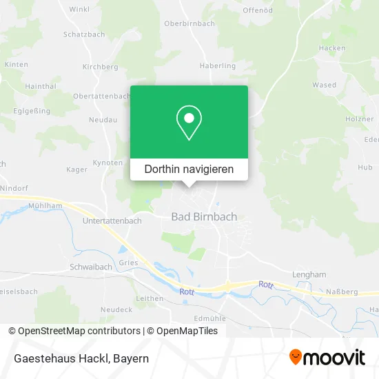 Gaestehaus Hackl Karte