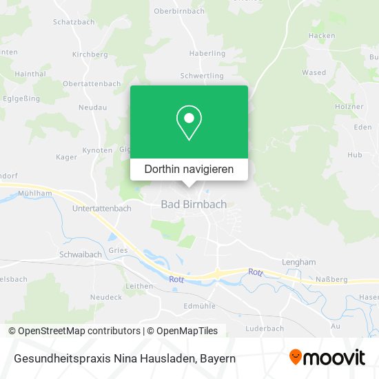 Gesundheitspraxis Nina Hausladen Karte