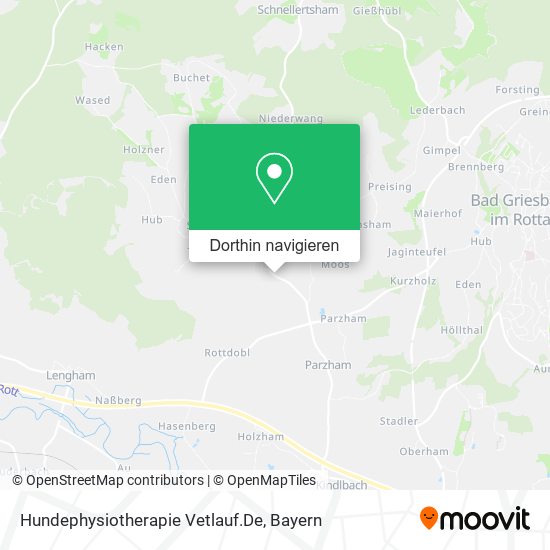 Hundephysiotherapie Vetlauf.De Karte
