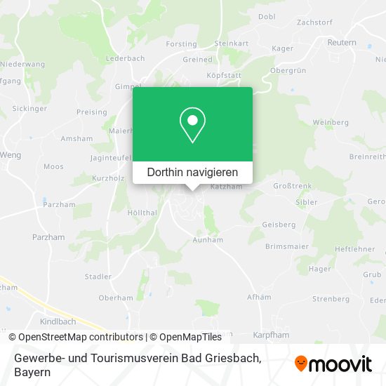 Gewerbe- und Tourismusverein Bad Griesbach Karte