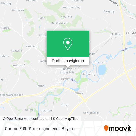 Caritas Frühförderungsdienst Karte