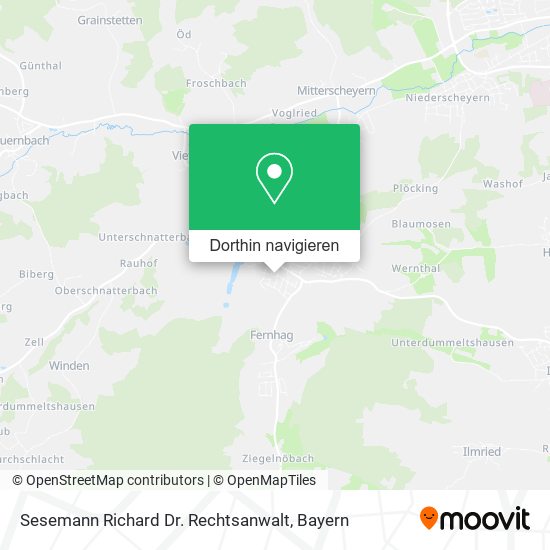 Sesemann Richard Dr. Rechtsanwalt Karte