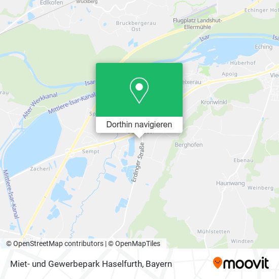 Miet- und Gewerbepark Haselfurth Karte