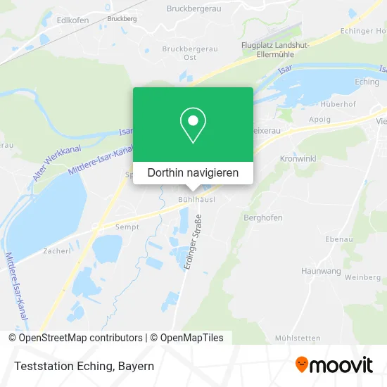 Teststation Eching Karte