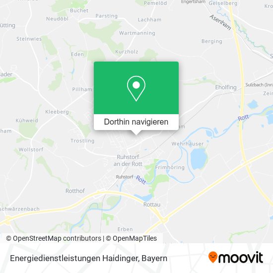 Energiedienstleistungen Haidinger Karte