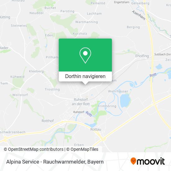 Alpina Service - Rauchwarnmelder Karte