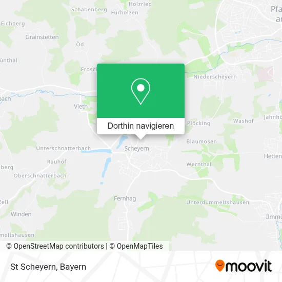 St Scheyern Karte