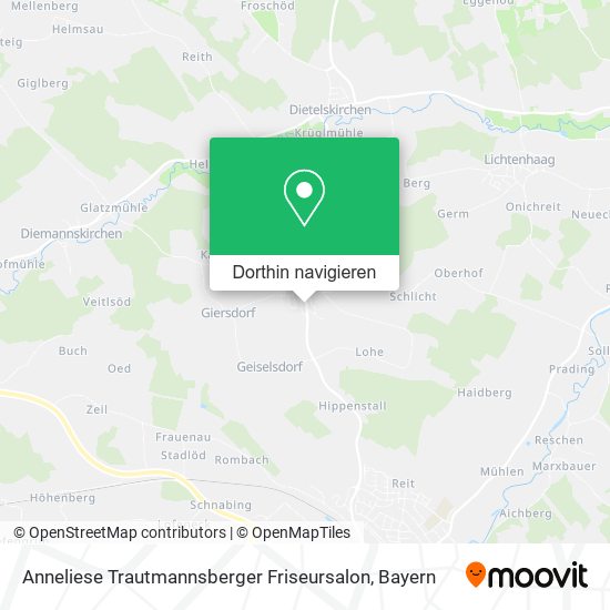 Anneliese Trautmannsberger Friseursalon Karte