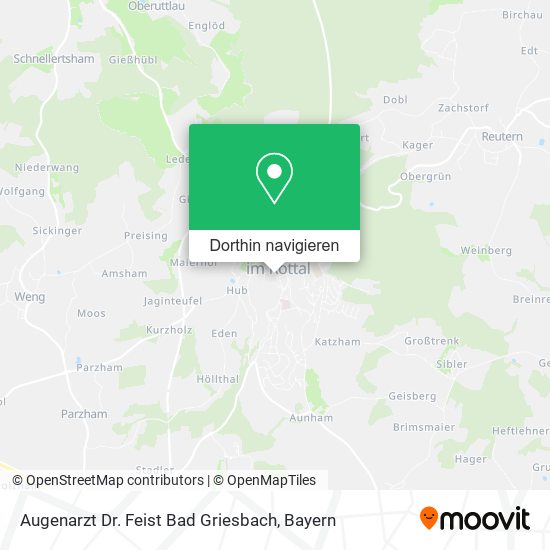 Augenarzt Dr. Feist Bad Griesbach Karte