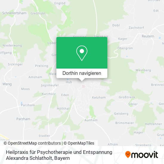 Heilpraxis für Psychotherapie und Entspannung Alexandra Schlatholt Karte