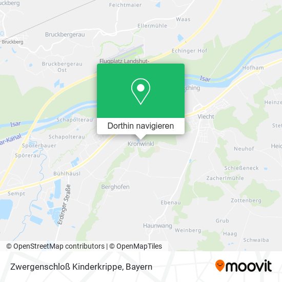 Zwergenschloß Kinderkrippe Karte