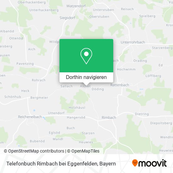 Telefonbuch Rimbach bei Eggenfelden Karte