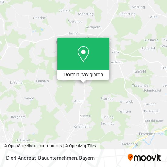 Dierl Andreas Bauunternehmen Karte